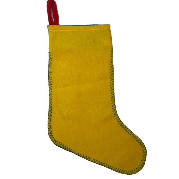 Partridge Christmas Stocking Bird Paisley Gems Sequins Boho Style Old Navy Red - Picture 7 of 7